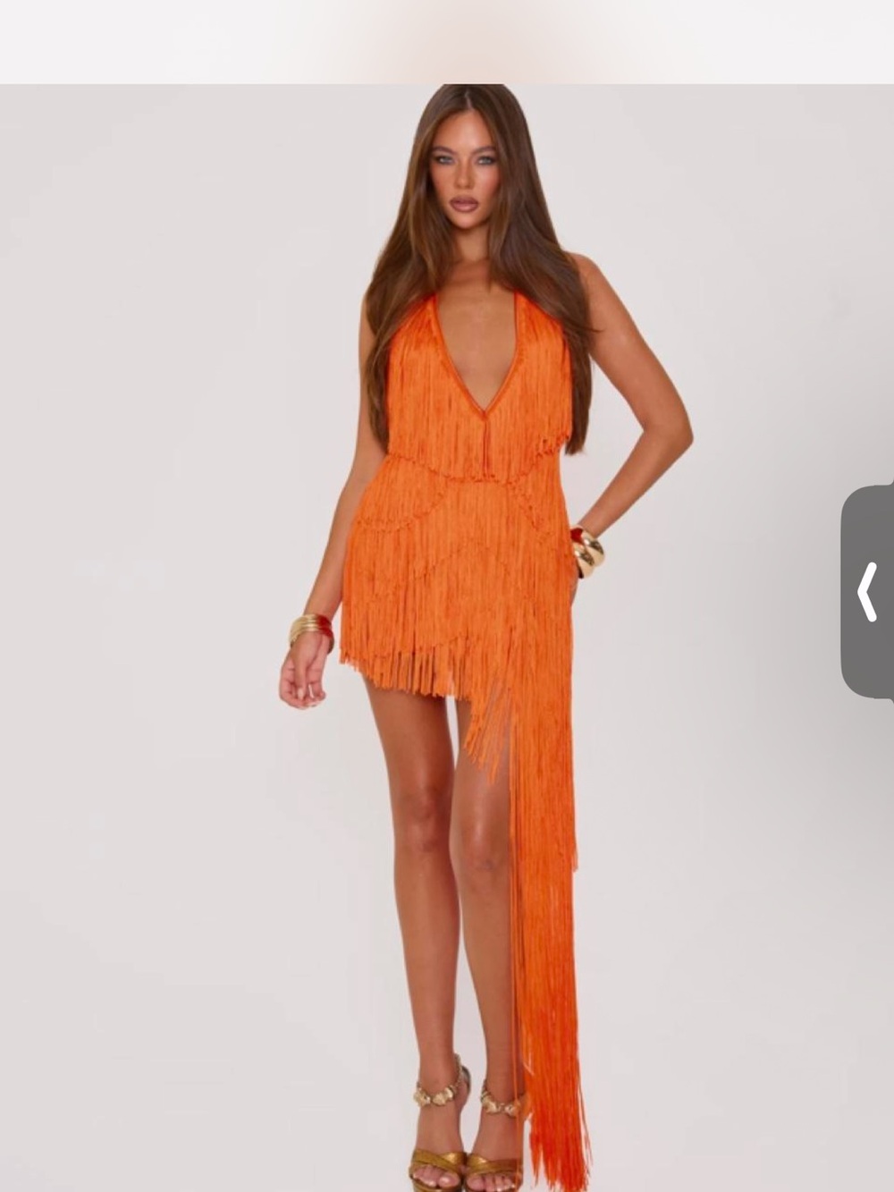 A Vintage Fit Fringe Dress